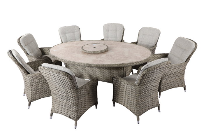 Hartman Eton 8 Seat Elliptical Dining Set