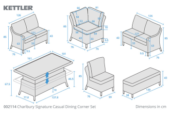 Kettler Charlbury Signature Corner Set