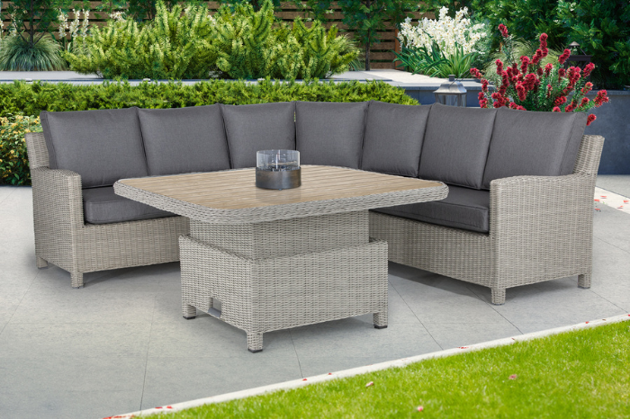 Kettler Palma Signature Grande Corner Set with Hi/low Table